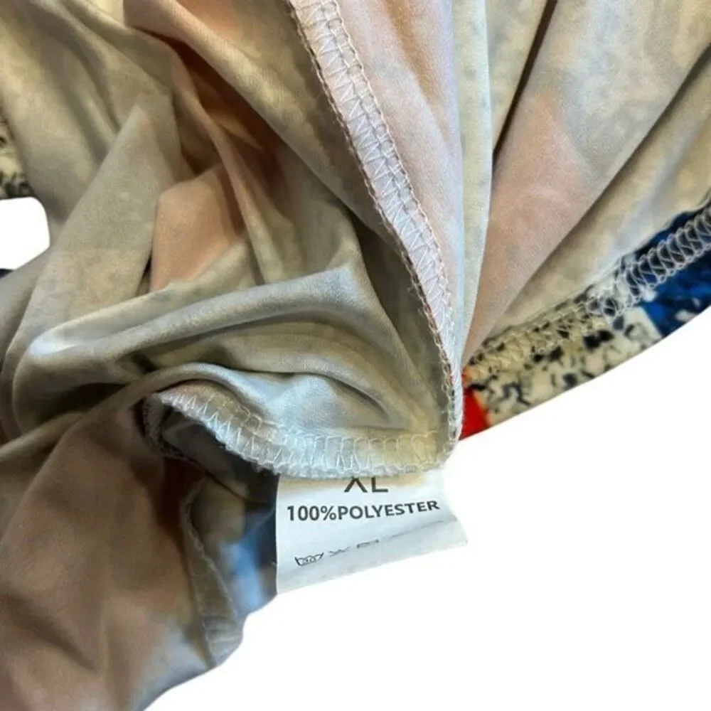 Stars & Stripes Patriotic Graphic Tee Women's XL Red White Blue Americana - Picture 7 of 8